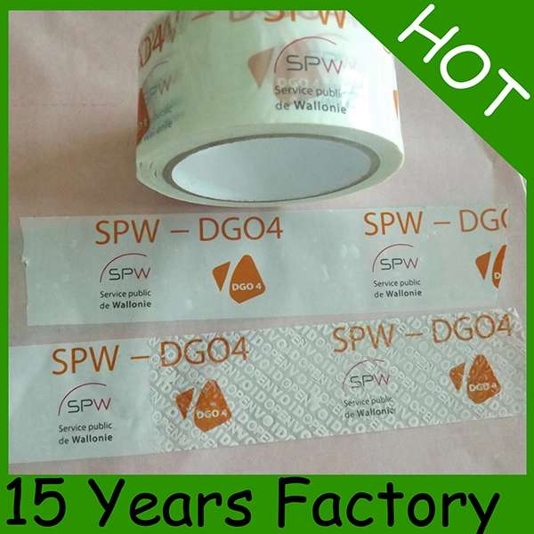 OEM Custom Printing Tamper Evident Security Void Tape Security Label Volid Sticker Printing Tape for Safety