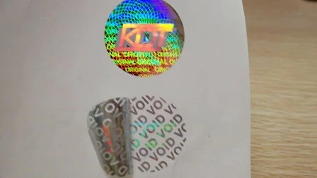 Benutzerdefinierter, manipulationssicherer Hologramm-Etikettenaufkleber